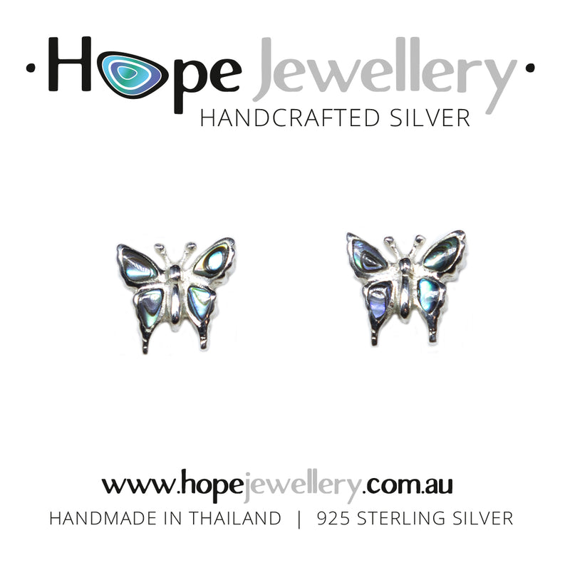 Load image into Gallery viewer, Butterfly Stud Earrings