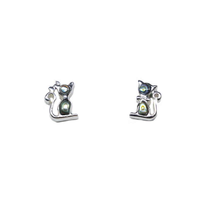 Load image into Gallery viewer, Cat Stud Earrings