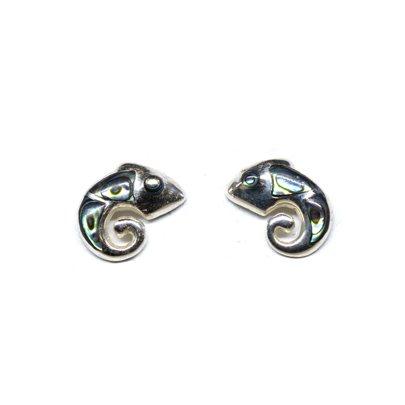 Load image into Gallery viewer, Chameleon Stud Earrings