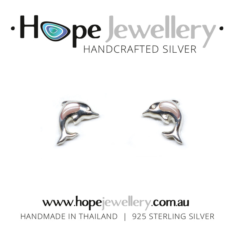 Load image into Gallery viewer, Dolphin Stud Earrings