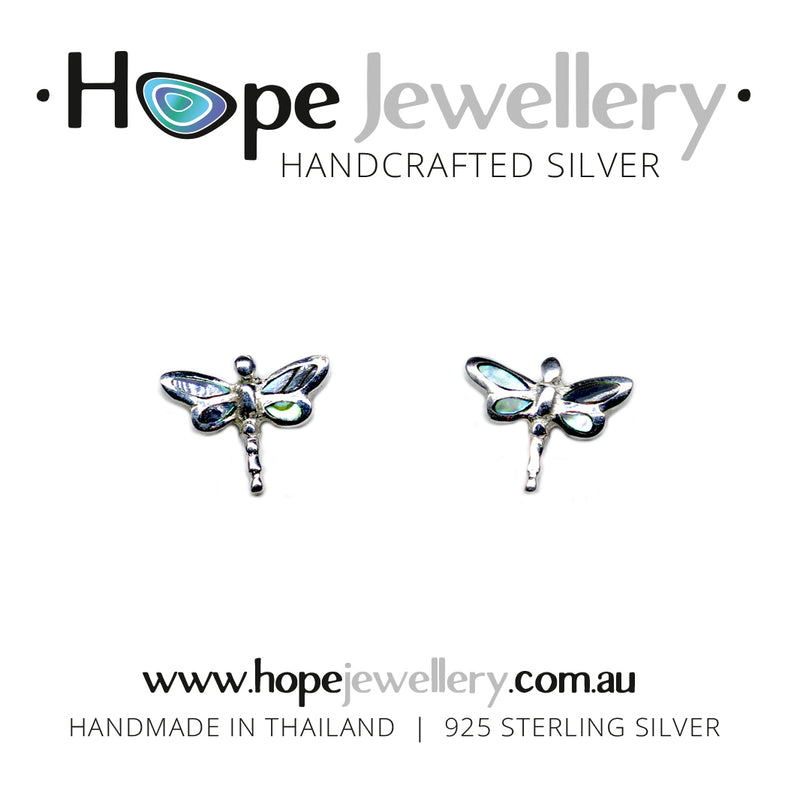 Load image into Gallery viewer, Dragonfly Stud Earrings