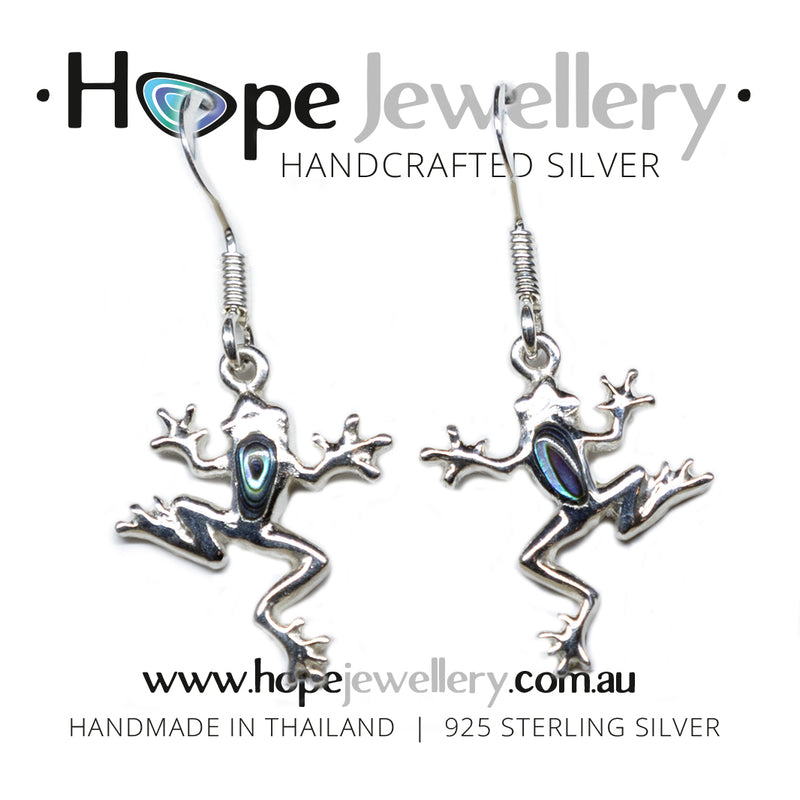 Load image into Gallery viewer, Frog Hanging Earings