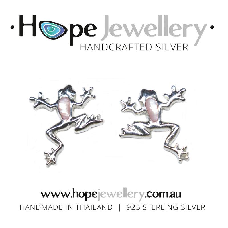 Load image into Gallery viewer, Frog Studs Earings