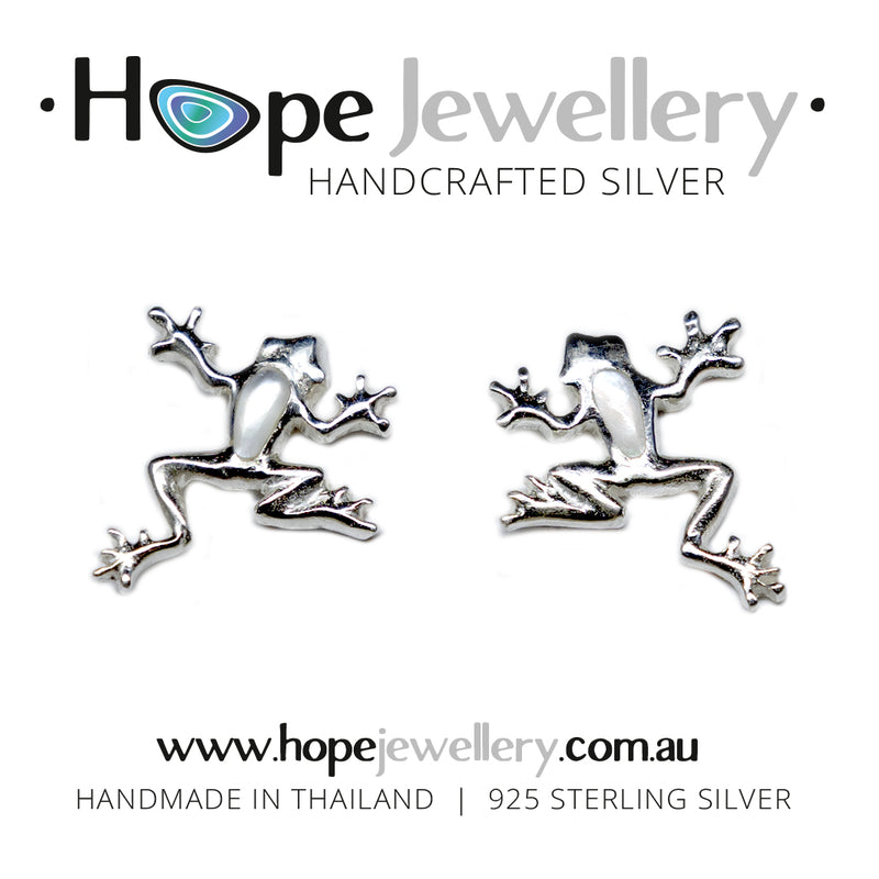 Load image into Gallery viewer, Frog Studs Earings