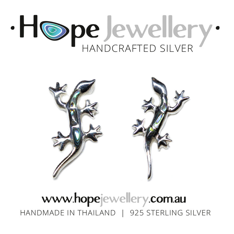 Load image into Gallery viewer, Lizard Stud Earrings