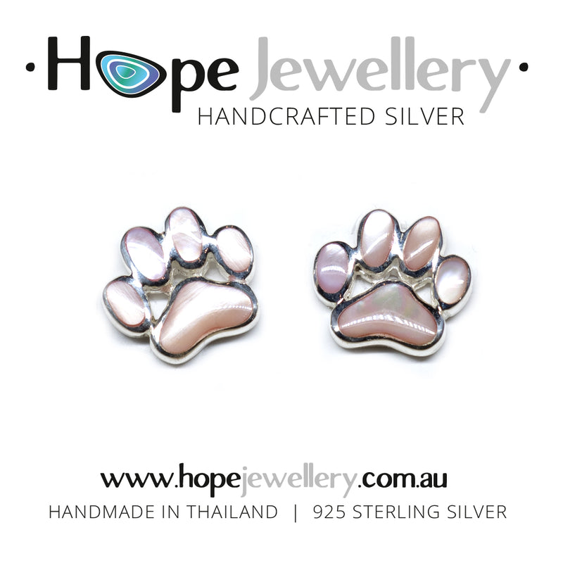 Load image into Gallery viewer, Paw Print Stud Earrings
