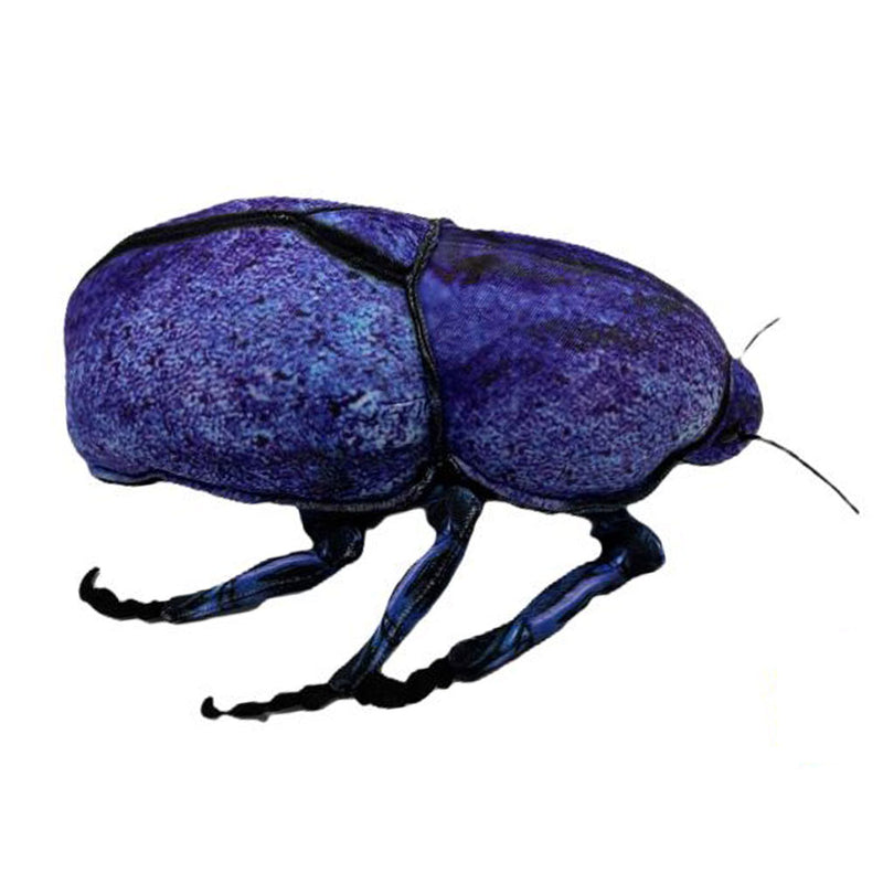 Load image into Gallery viewer, Scareb Beetle Plushie (Blue)