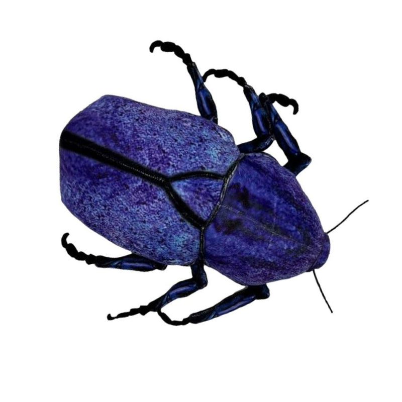 Load image into Gallery viewer, Scareb Beetle Plushie (Blue)