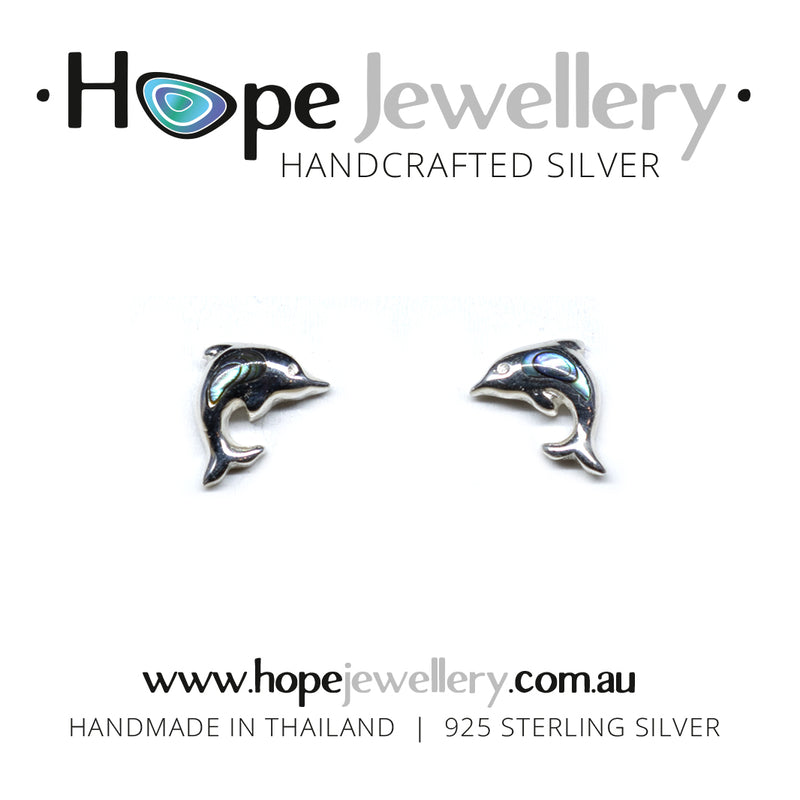 Load image into Gallery viewer, Dolphin Stud Earrings
