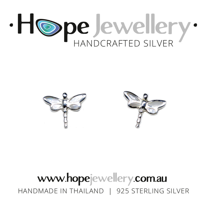 Load image into Gallery viewer, Dragonfly Stud Earrings
