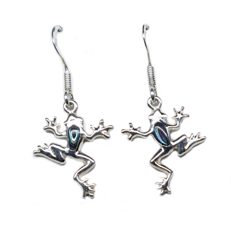 Load image into Gallery viewer, Frog Hanging Earings

