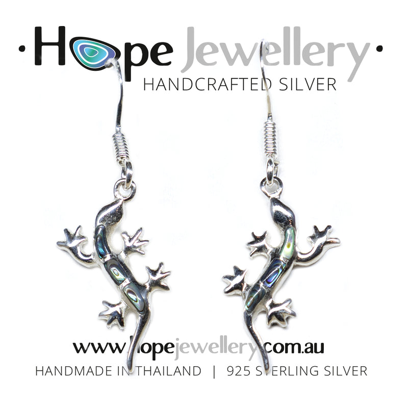 Load image into Gallery viewer, Lizard Hanging Earings
