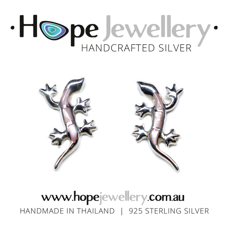 Load image into Gallery viewer, Lizard Stud Earrings
