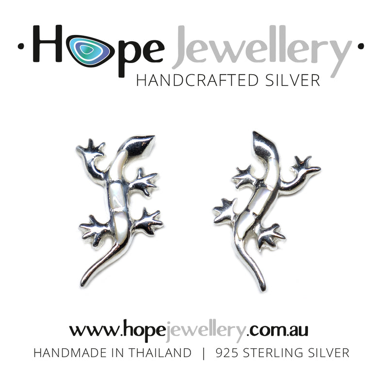 Load image into Gallery viewer, Lizard Stud Earrings
