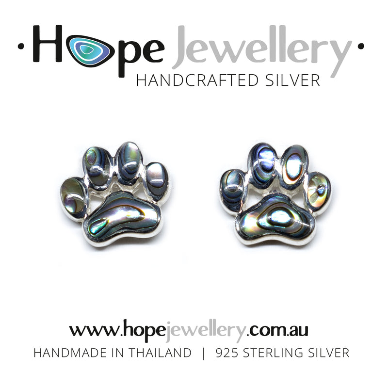 Load image into Gallery viewer, Paw Print Stud Earrings
