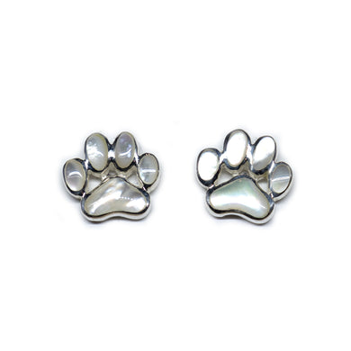 Paw Print Stud Earrings