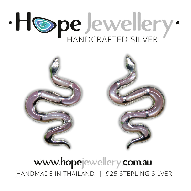 Load image into Gallery viewer, Snake Stud Earings
