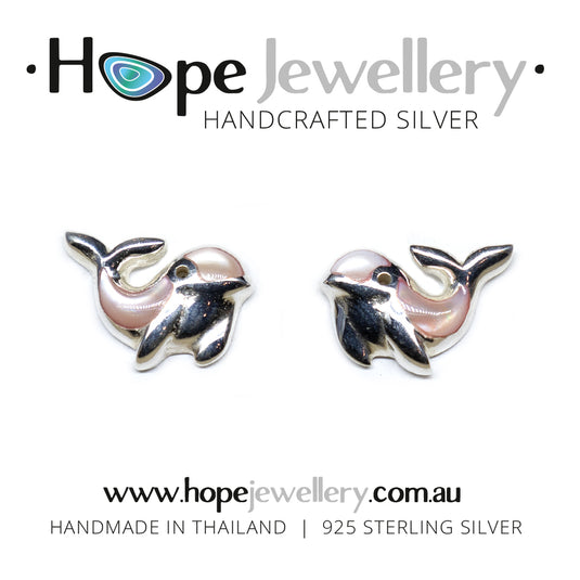 Whale Stud Earrings