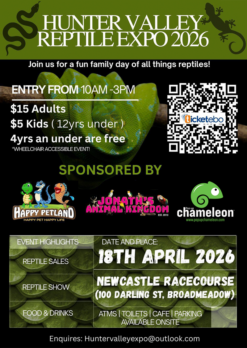 Hunter Valley Reptile Expo